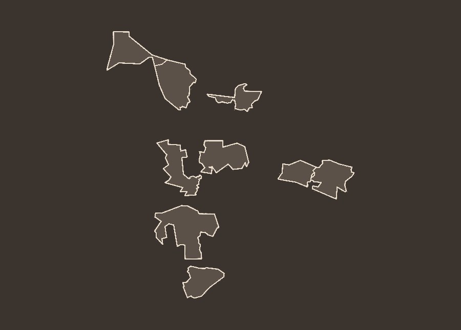 Map of Laikipia showing its parks, reserves and conservancies